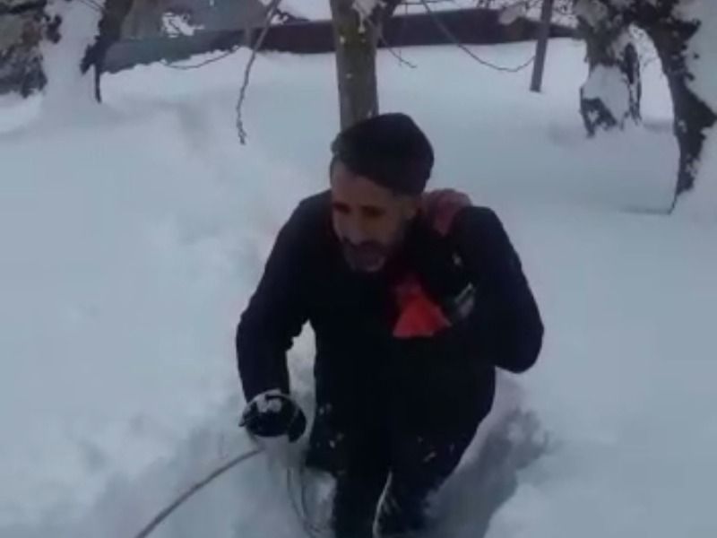 Kar çileye dönüştü, 8 köye 12 gündür ulaşılamıyor