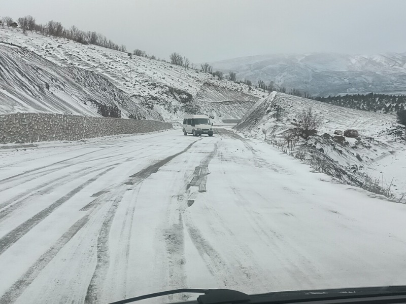 Soğuk hava yolları buz pistine çevirdi