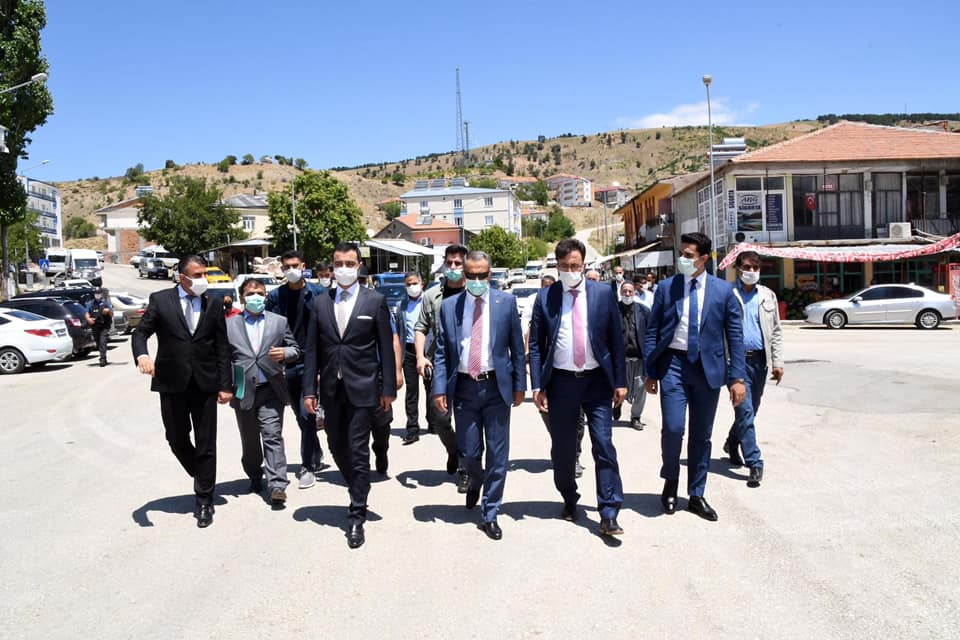 Vali Mahmut Çuhadar, Sincik ilçesini ziyaret etti